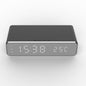 LED Digital Alarm Clock with Wireless Charger & Thermometer
