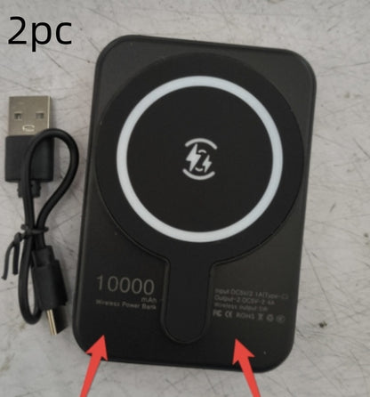 Mini 5000mAh Magnetic Wireless Power Bank