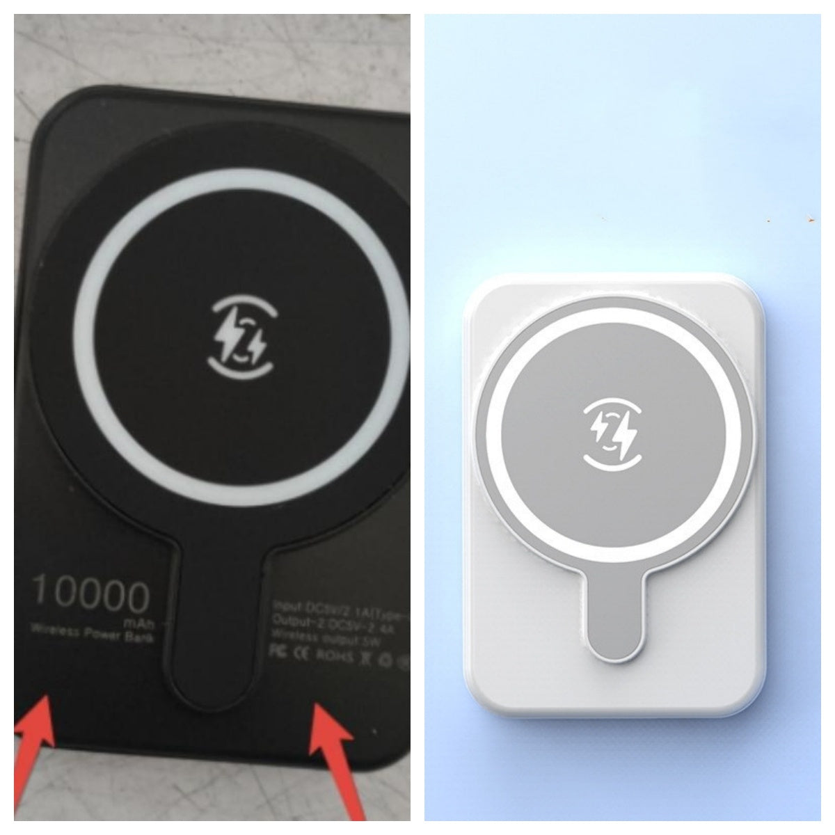 Mini 5000mAh Magnetic Wireless Power Bank